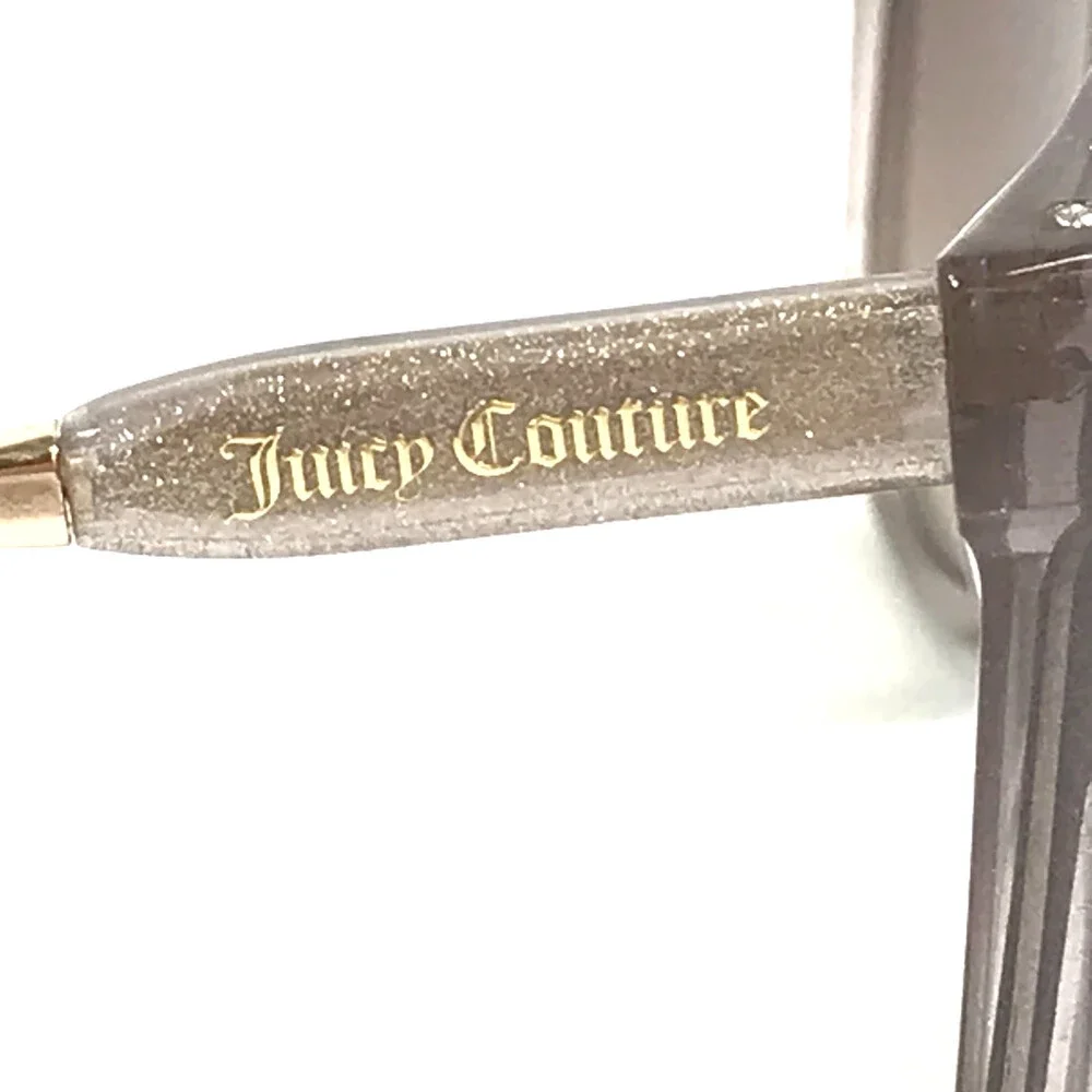 Juicy Couture Sunglasses JU635/G/S DXQHA Beige Glitter w/ Brown Gradient Lenses